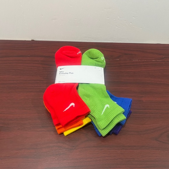 Nike, Everyday Plus, 6 Pack, Ankle Socks, Multicolor - Picture 7 of 12